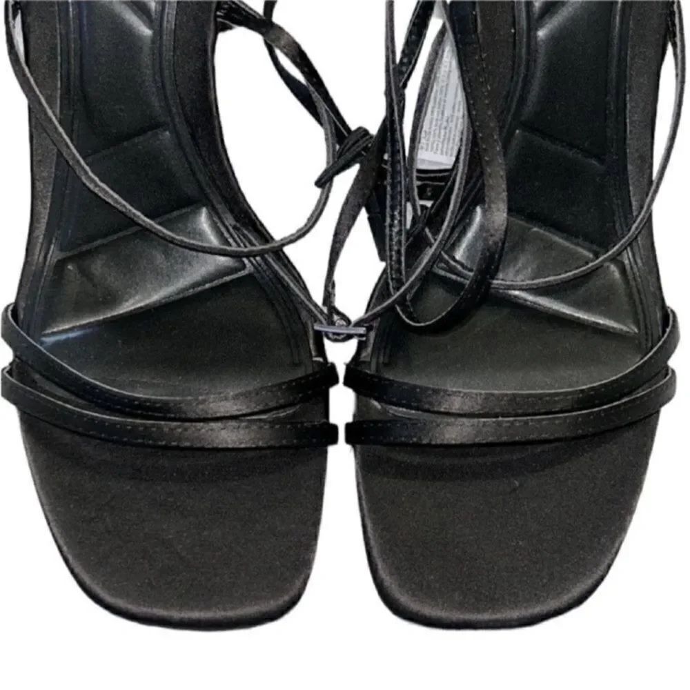 Zara Stappy Black Sandals(Size 10) - Picture 5 of 6